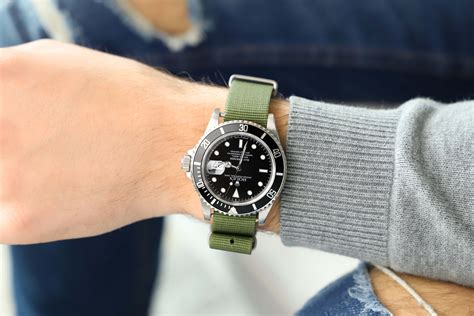 rolex submariner aftermarket case|rolex submariner nato strap size.